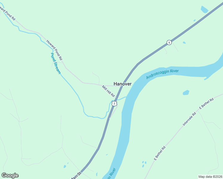 map of restaurants, bars, coffee shops, grocery stores, and more near 7 Howard Pond Road in Hanover