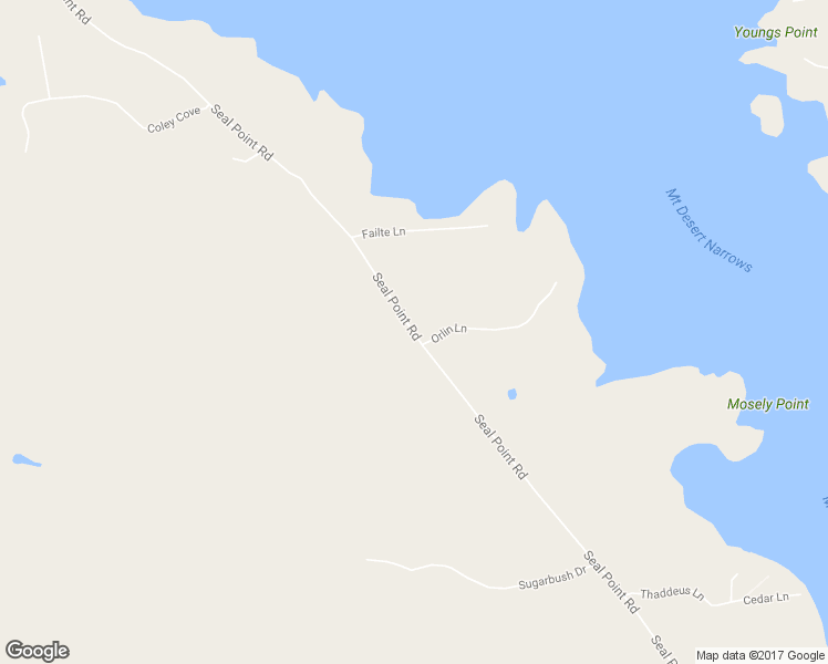 map of restaurants, bars, coffee shops, grocery stores, and more near 263 Seal Point Road in Lamoine