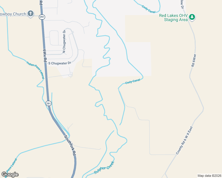 map of restaurants, bars, coffee shops, grocery stores, and more near 30 Nielson Trail in Cody