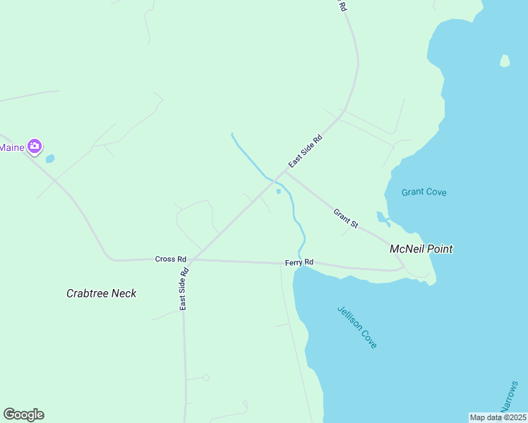 map of restaurants, bars, coffee shops, grocery stores, and more near 668 East Side Road in Hancock