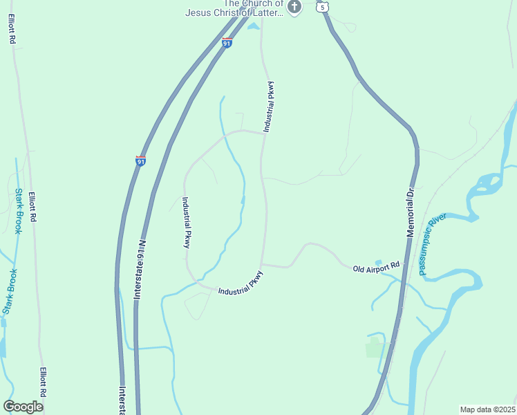 map of restaurants, bars, coffee shops, grocery stores, and more near 796 Industrial Parkway in Saint Johnsbury