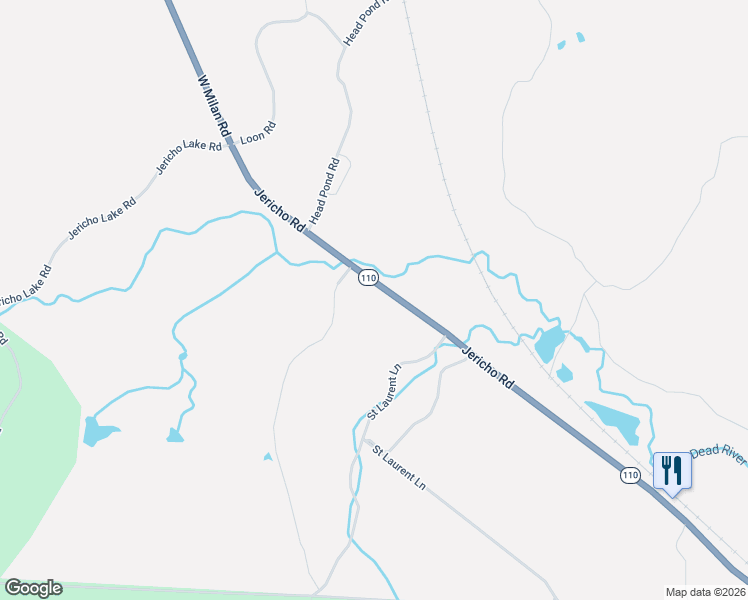 map of restaurants, bars, coffee shops, grocery stores, and more near 250 West Milan Road in Berlin