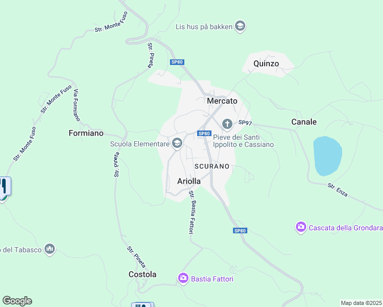 map of restaurants, bars, coffee shops, grocery stores, and more near 14 Via Borella in Ariolla