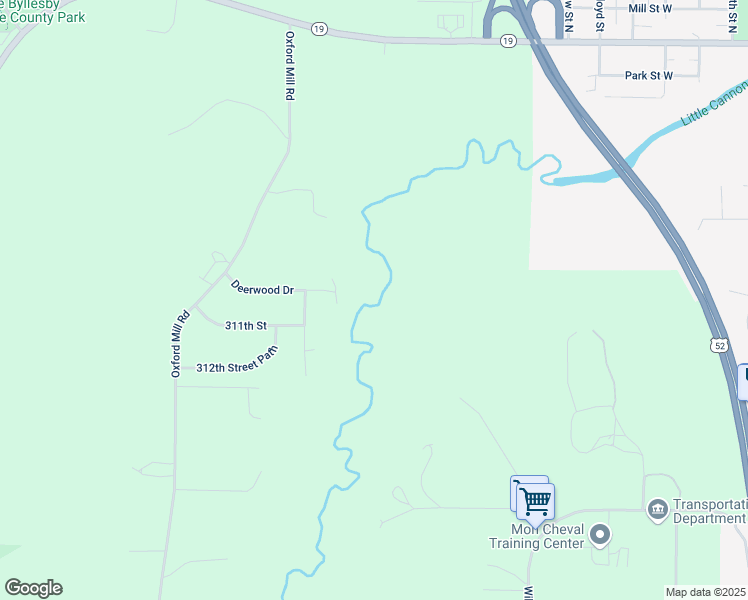 map of restaurants, bars, coffee shops, grocery stores, and more near 30896 56th Avenue Way in Cannon Falls