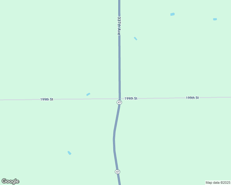 map of restaurants, bars, coffee shops, grocery stores, and more near 19891 South Dakota 47 in Highmore