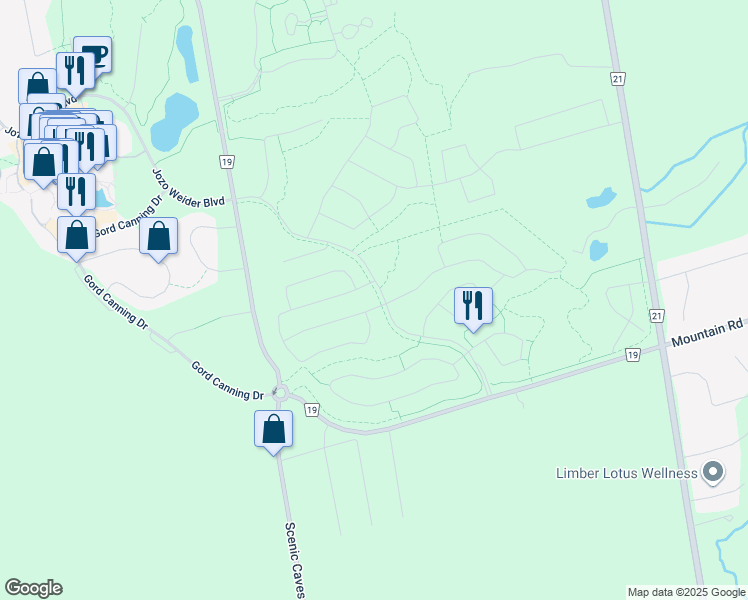 map of restaurants, bars, coffee shops, grocery stores, and more near 796141 Grey Road 19 in Blue Mountains