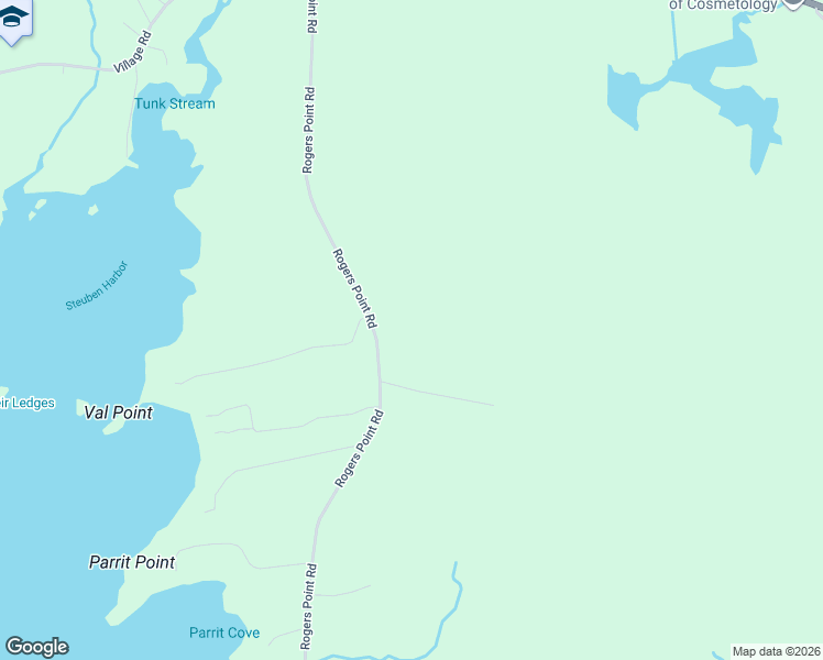 map of restaurants, bars, coffee shops, grocery stores, and more near 22 Rogers Point Road in Steuben