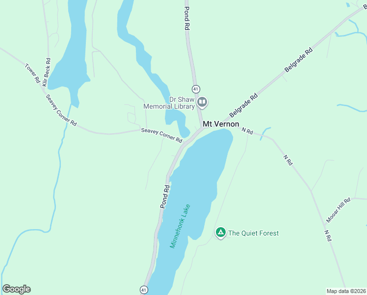 map of restaurants, bars, coffee shops, grocery stores, and more near 396 Pond Road in Mount Vernon
