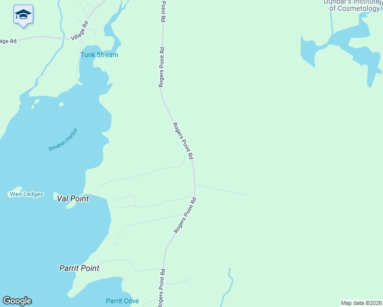 map of restaurants, bars, coffee shops, grocery stores, and more near Rogers Point Road in Steuben