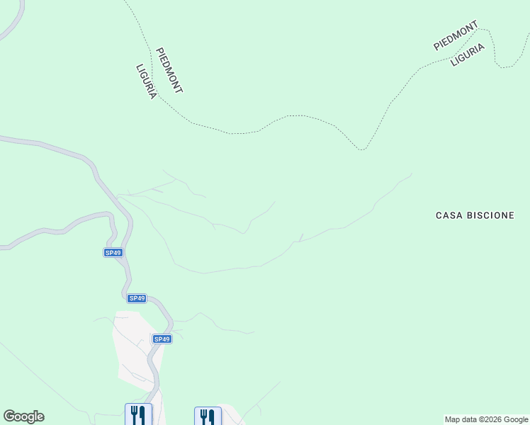 map of restaurants, bars, coffee shops, grocery stores, and more near 10 Strada Provinciale 7 in Provincia di Savona