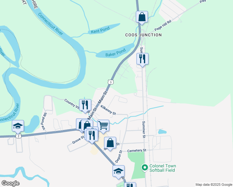 map of restaurants, bars, coffee shops, grocery stores, and more near 10 Starr King Park in Lancaster