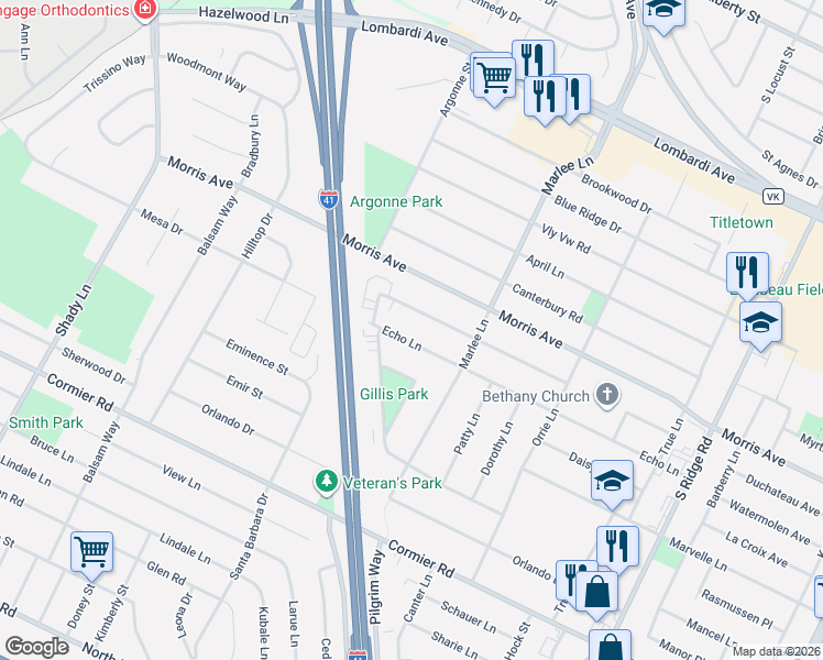map of restaurants, bars, coffee shops, grocery stores, and more near 1269 Alice Drive in Green Bay