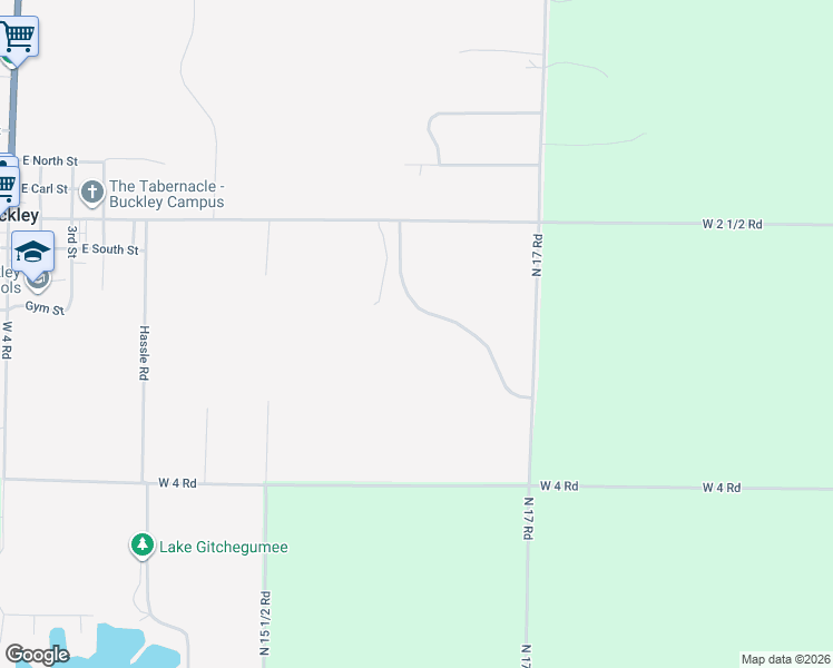 map of restaurants, bars, coffee shops, grocery stores, and more near in Buckley