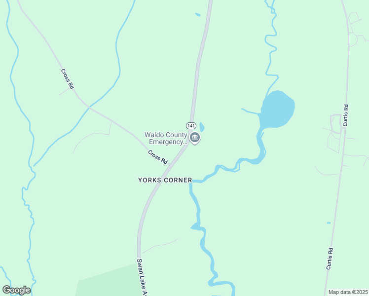 map of restaurants, bars, coffee shops, grocery stores, and more near Maine 141 in Swanville