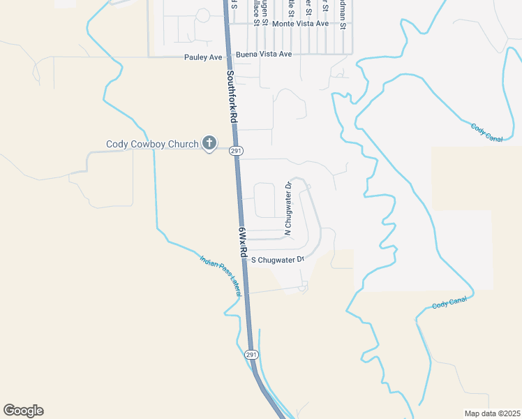 map of restaurants, bars, coffee shops, grocery stores, and more near 111 Windsor Drive in Cody