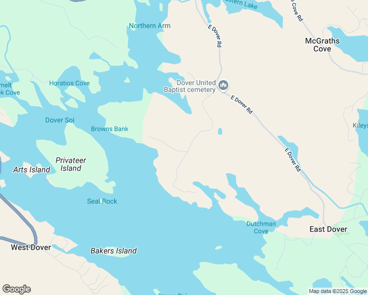 map of restaurants, bars, coffee shops, grocery stores, and more near 3 Zinck Road in East Dover