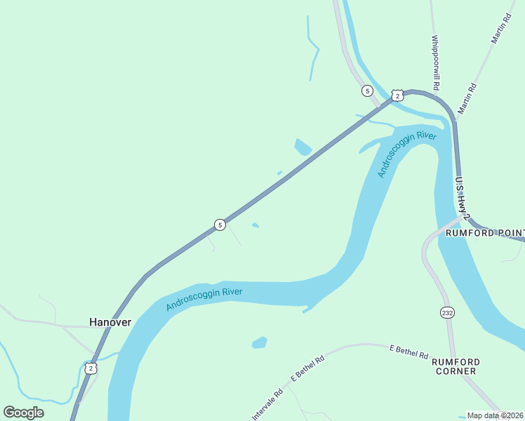 map of restaurants, bars, coffee shops, grocery stores, and more near 1839 U.S. 2 in Rumford