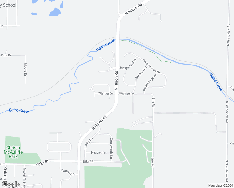 map of restaurants, bars, coffee shops, grocery stores, and more near 3 South Huron Road in Green Bay