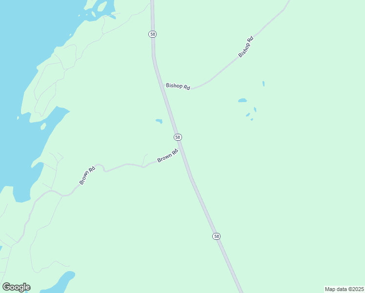 map of restaurants, bars, coffee shops, grocery stores, and more near Highway 58 in Hammond