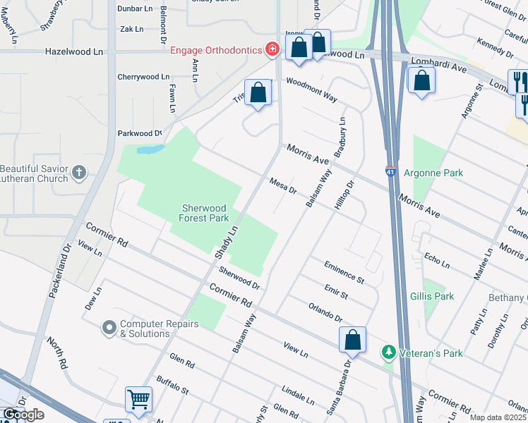 map of restaurants, bars, coffee shops, grocery stores, and more near 2170 South Courtland Drive in Green Bay