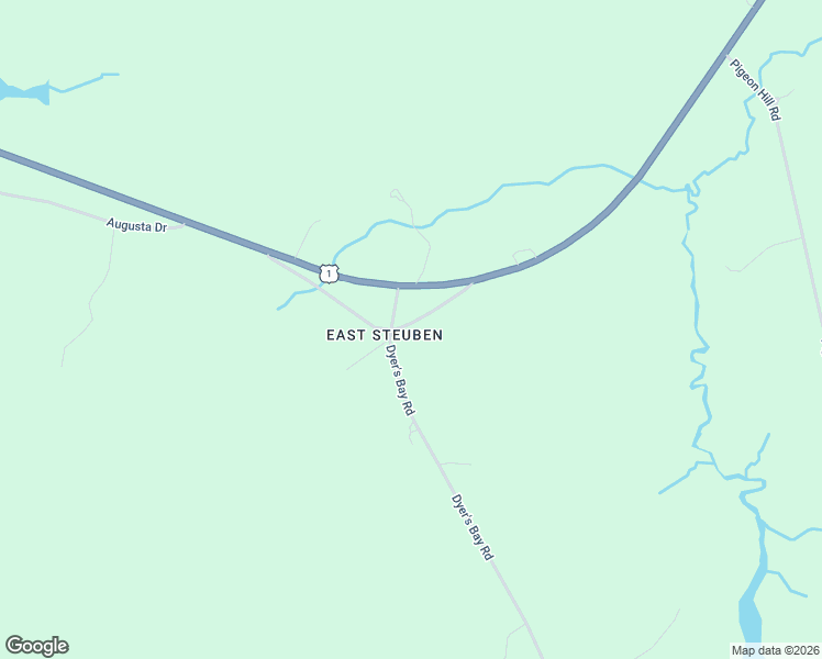 map of restaurants, bars, coffee shops, grocery stores, and more near 18 Dyer's Bay Road in Steuben