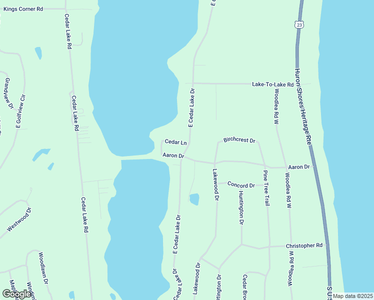 map of restaurants, bars, coffee shops, grocery stores, and more near 7700-7798 Cedar Lane in Greenbush