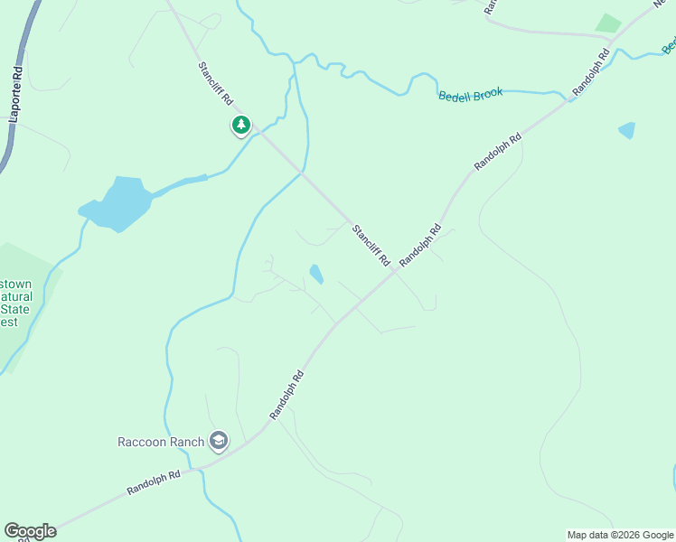 map of restaurants, bars, coffee shops, grocery stores, and more near 4722 Randolph Road in Morristown