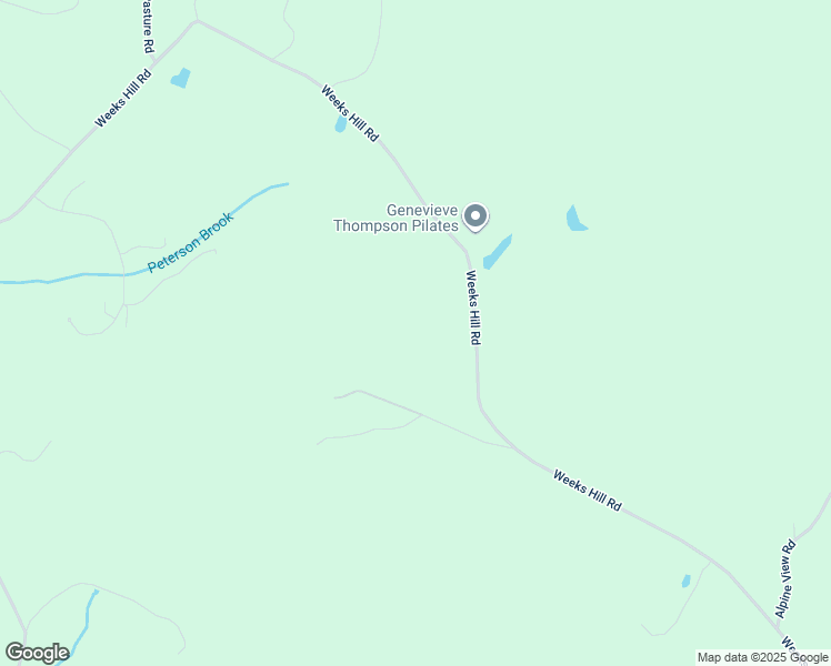 map of restaurants, bars, coffee shops, grocery stores, and more near 2575 Weeks Hill Road in Stowe