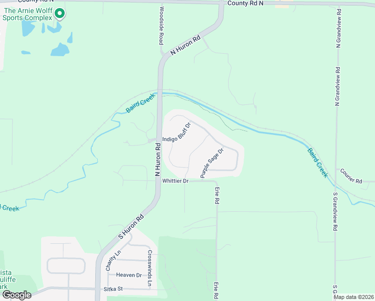 map of restaurants, bars, coffee shops, grocery stores, and more near 143 Bedford Road in Green Bay