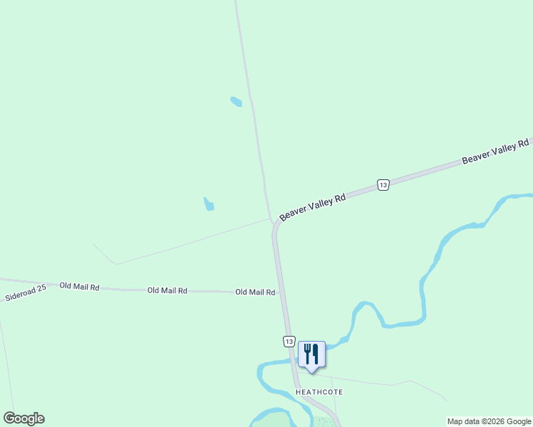 map of restaurants, bars, coffee shops, grocery stores, and more near 356598 The Blue Mountains Euphrasia Townline in Grey Highlands