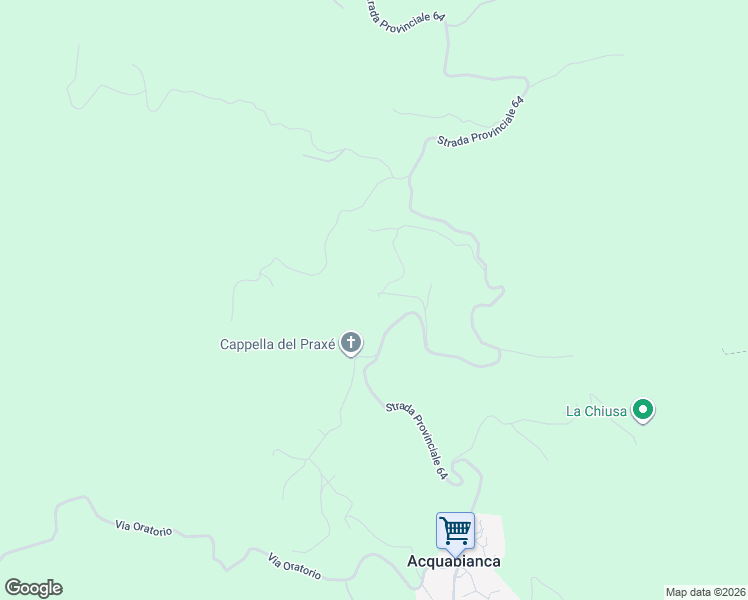 map of restaurants, bars, coffee shops, grocery stores, and more near 20 Via Tiglieto in Provincia di Savona