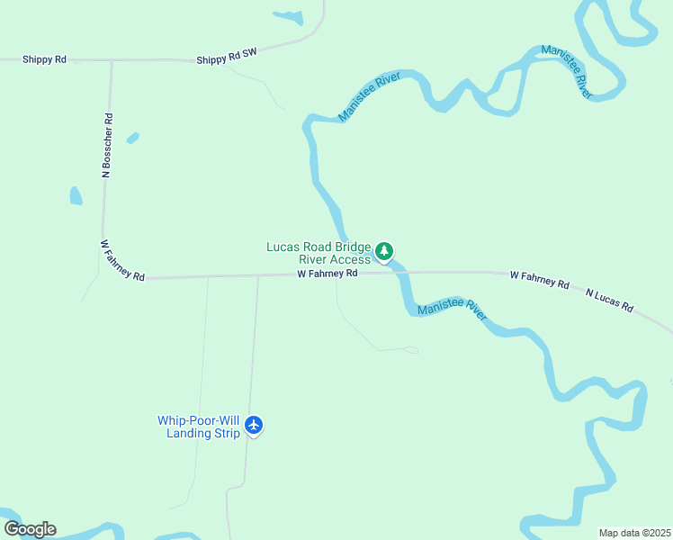 map of restaurants, bars, coffee shops, grocery stores, and more near West Fahrney Road in Fife Lake