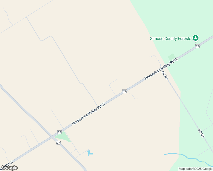 map of restaurants, bars, coffee shops, grocery stores, and more near 3198 Horseshoe Valley Road West in Midhurst