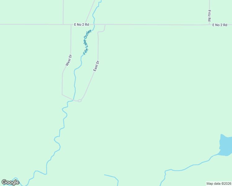 map of restaurants, bars, coffee shops, grocery stores, and more near 11642-11658 East Drive in Fife Lake