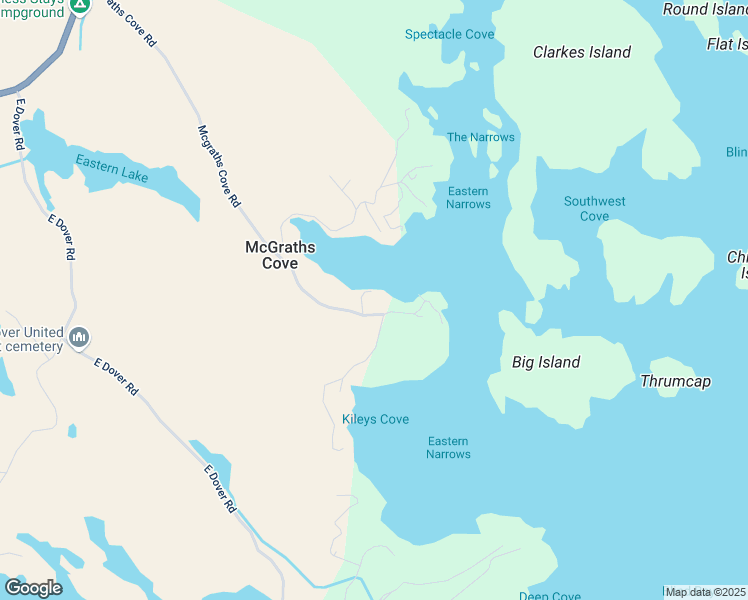 map of restaurants, bars, coffee shops, grocery stores, and more near 334 Mcgraths Cove Road in McGraths Cove