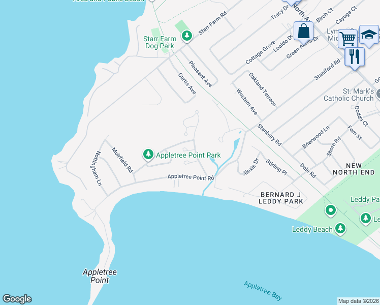 map of restaurants, bars, coffee shops, grocery stores, and more near 81 Cumberland Road in Burlington