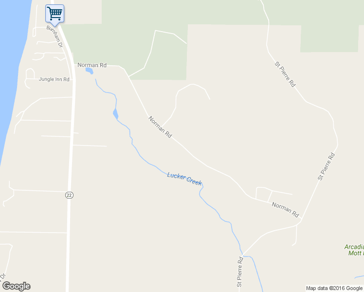 map of restaurants, bars, coffee shops, grocery stores, and more near Norman Road in Arcadia