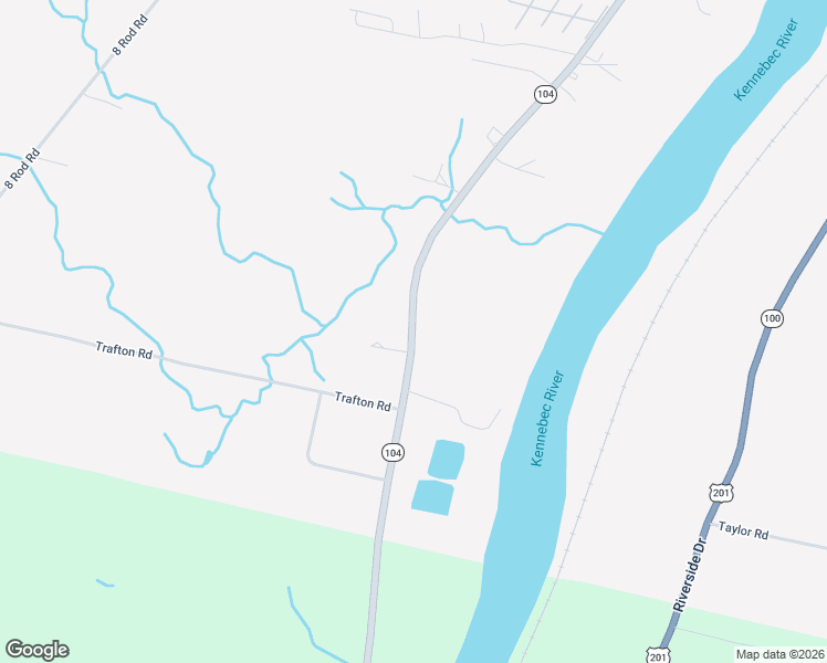 map of restaurants, bars, coffee shops, grocery stores, and more near 946 West River Road in Waterville