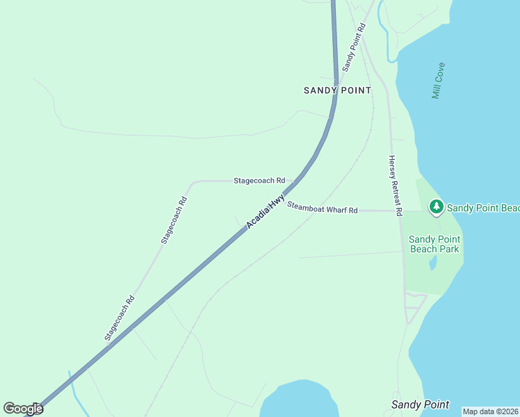 map of restaurants, bars, coffee shops, grocery stores, and more near 599 U.S. 1 in Stockton Springs