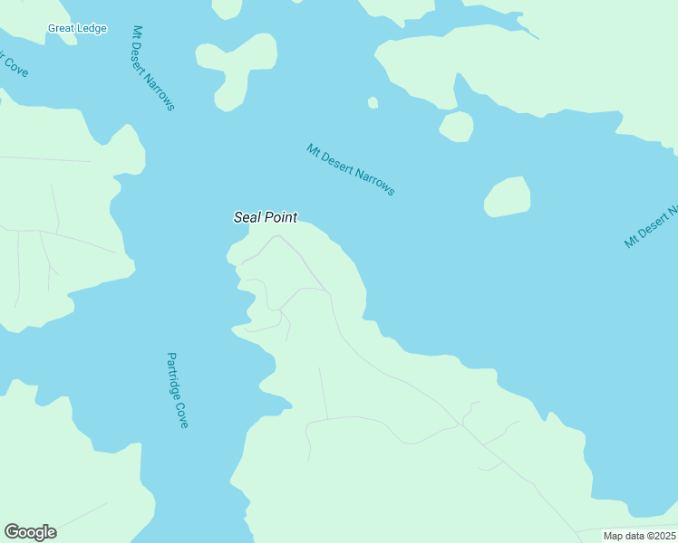 map of restaurants, bars, coffee shops, grocery stores, and more near 495 Seal Point Road in Lamoine
