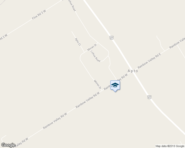 map of restaurants, bars, coffee shops, grocery stores, and more near 9 Moran Street in Phelpston