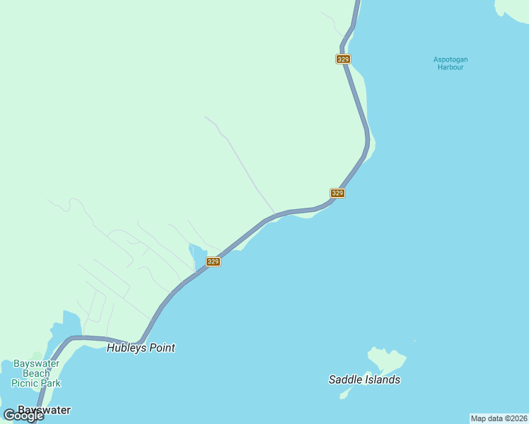 map of restaurants, bars, coffee shops, grocery stores, and more near 3754 Nova Scotia 329 in Hubbards