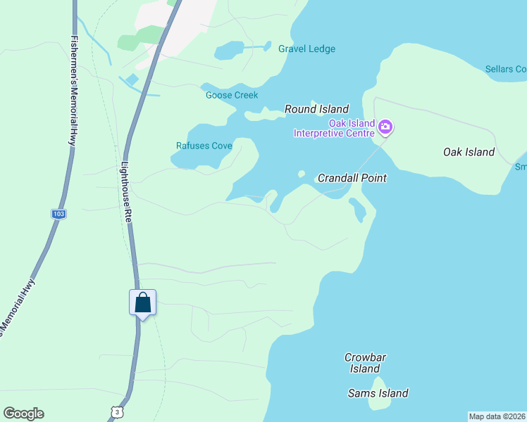 map of restaurants, bars, coffee shops, grocery stores, and more near 140 Crandall Road in Chester Basin