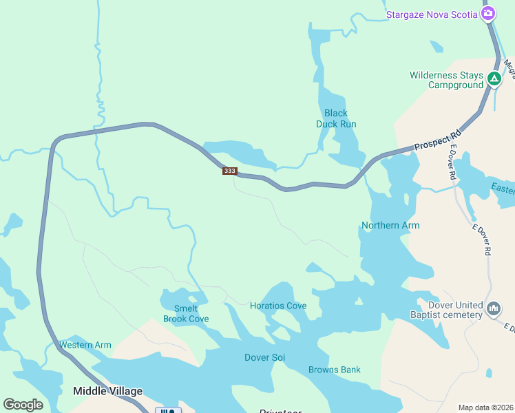map of restaurants, bars, coffee shops, grocery stores, and more near 9 Privateer Road in West Dover