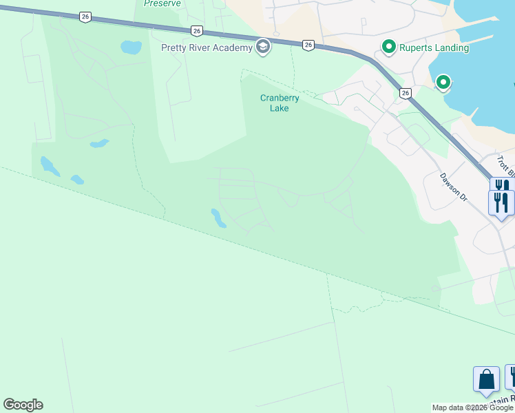 map of restaurants, bars, coffee shops, grocery stores, and more near 5 Gregory Avenue in Collingwood