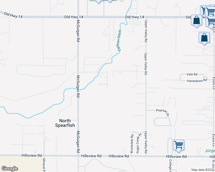 map of restaurants, bars, coffee shops, grocery stores, and more near 2430 Clear Spring Road in Spearfish