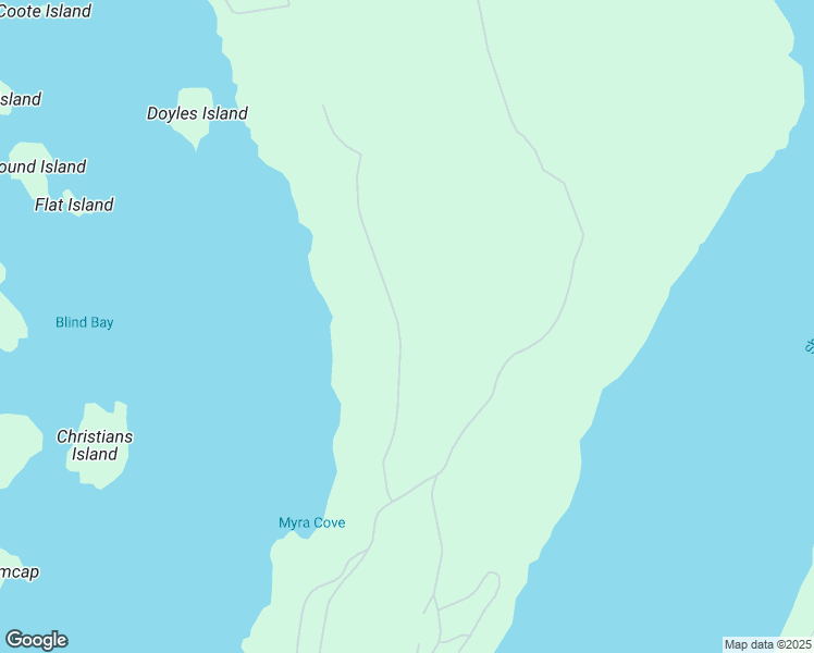 map of restaurants, bars, coffee shops, grocery stores, and more near 41 Blind Bay Drive in Blind Bay