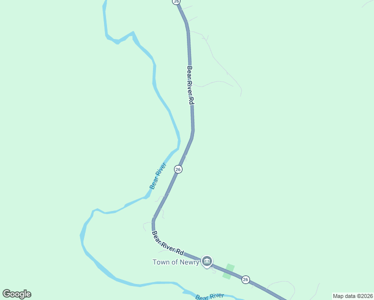 map of restaurants, bars, coffee shops, grocery stores, and more near 585 Bear River Road in Newry