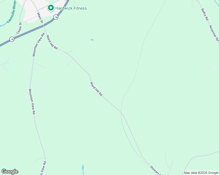 map of restaurants, bars, coffee shops, grocery stores, and more near 3717 Ward Hill Road in Hardwick