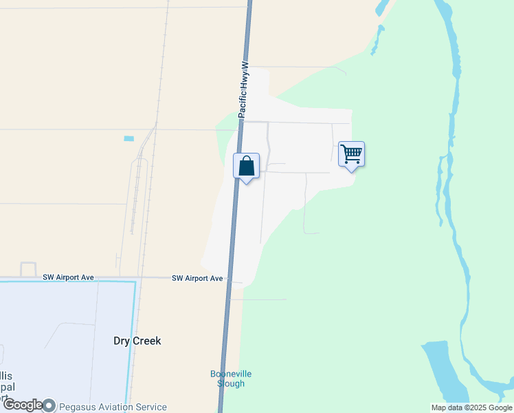 map of restaurants, bars, coffee shops, grocery stores, and more near 4930 Southeast Gagnon Street in Corvallis